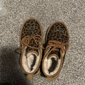 UGG Leopard Print Ankle Boots